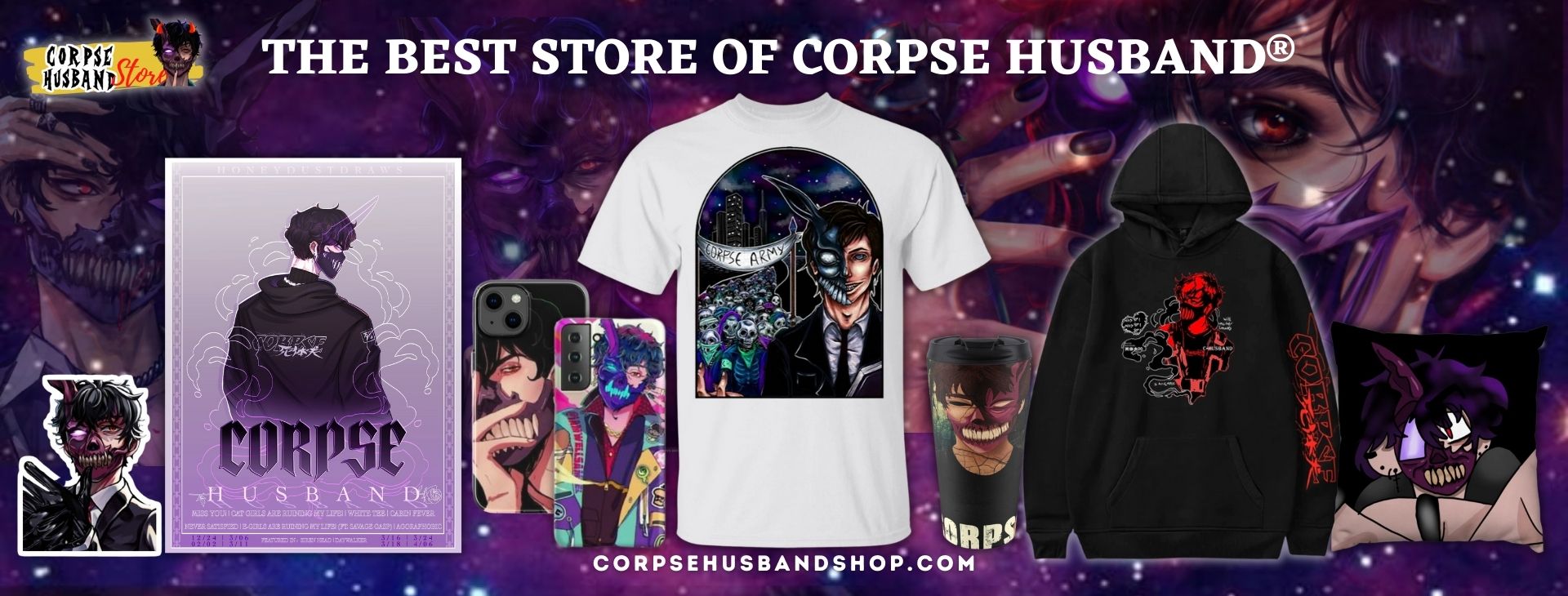 Corpse Husband Banner - Corpse Husband Shop