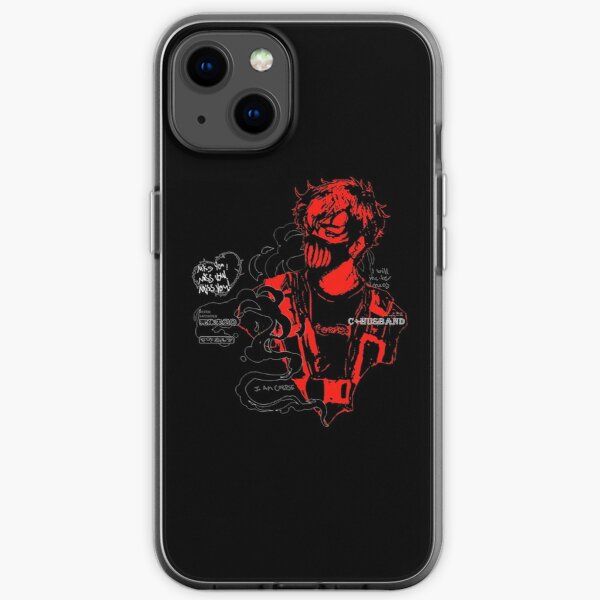 Corpse Husband Design I will incite chaos iPhone Soft Case RB2112 product Offical Corpse Husband Merch
