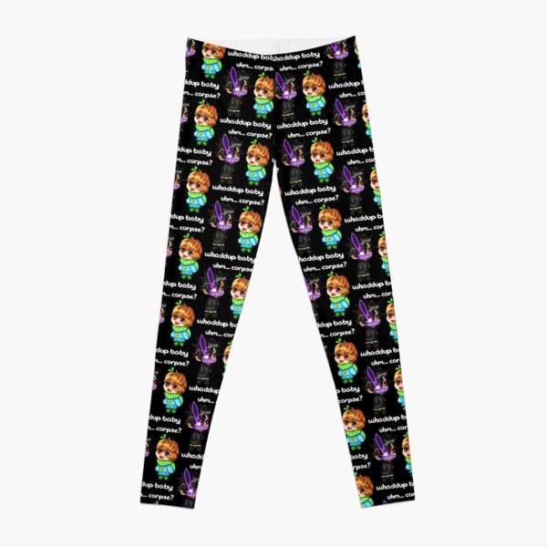 Corpse Husband and Sykkuno Chibi   Leggings RB2112 product Offical Corpse Husband Merch