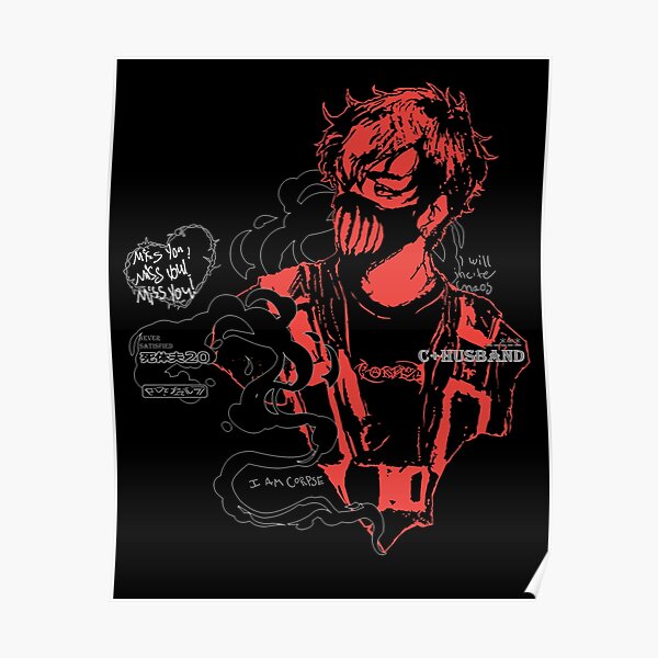 Corpse Husband Design | I will incite chaos Poster RB2112 product Offical Corpse Husband Merch