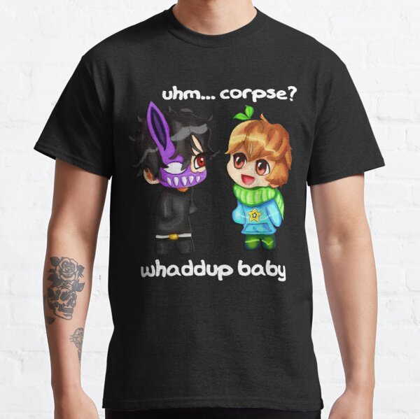 Corpse Husband and Sykkuno Chibi Classic T-Shirt RB2112 product Offical Corpse Husband Merch