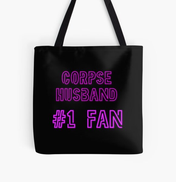 Corpse Husband # 1 fan All Over Print Tote Bag RB2112 product Offical Corpse Husband Merch
