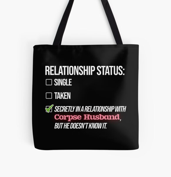Relationship with Corpse Husband All Over Print Tote Bag RB2112 product Offical Corpse Husband Merch