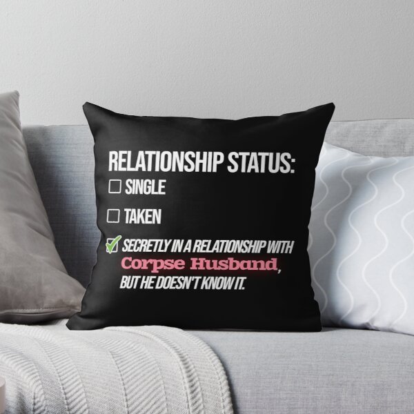 Relationship with Corpse Husband Throw Pillow RB2112 product Offical Corpse Husband Merch