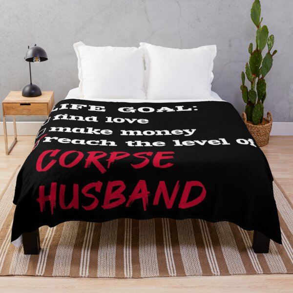 Life goal - Corpse Husband Throw Blanket RB2112 product Offical Corpse Husband Merch