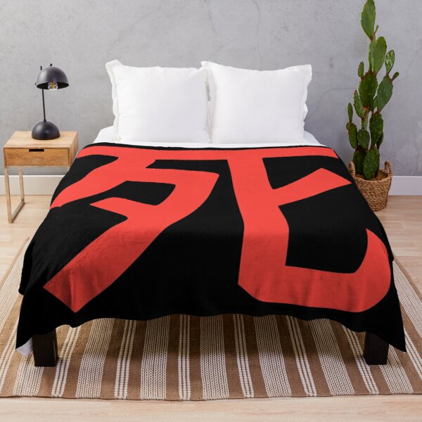 Corpse Husband Chinese Character Throw Blanket RB2112 product Offical Corpse Husband Merch