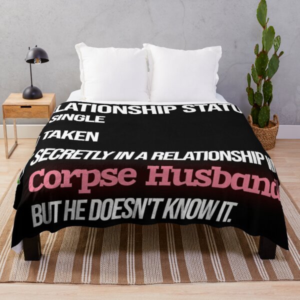 Relationship with Corpse Husband Throw Blanket RB2112 product Offical Corpse Husband Merch