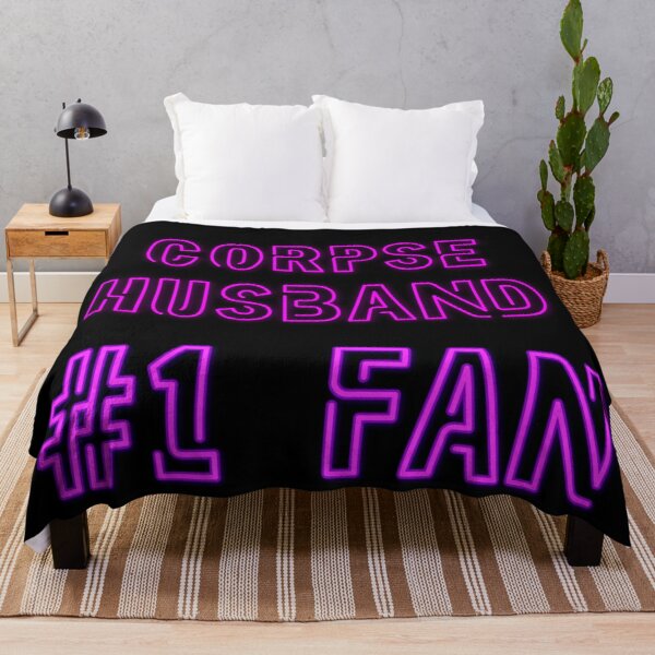 Corpse Husband # 1 fan Throw Blanket RB2112 product Offical Corpse Husband Merch