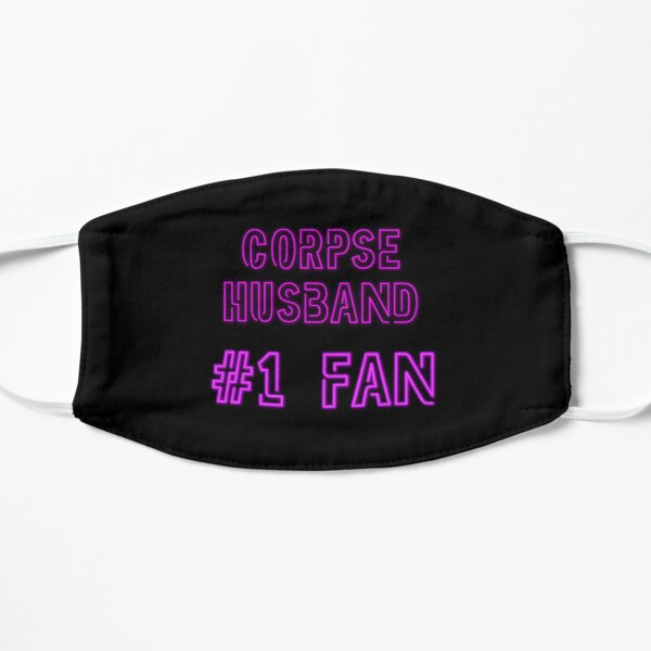 Corpse Husband # 1 fan Flat Mask RB2112 product Offical Corpse Husband Merch