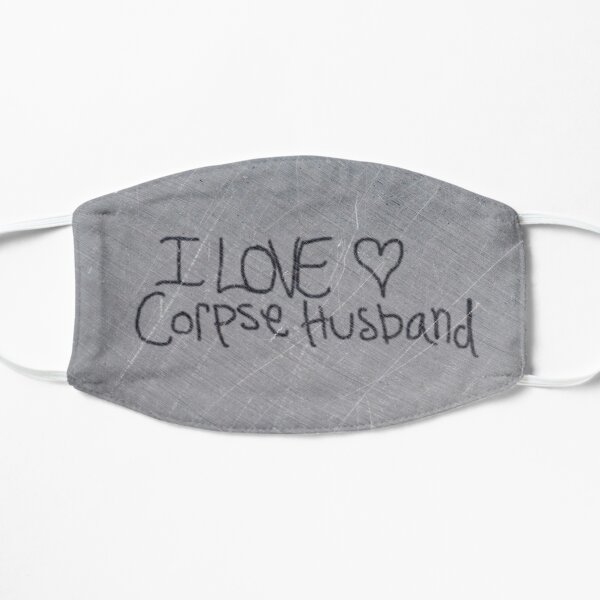 I love Corpse Husband Flat Mask RB2112 product Offical Corpse Husband Merch